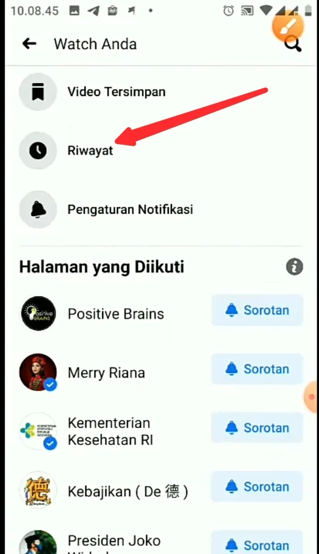 riwayat