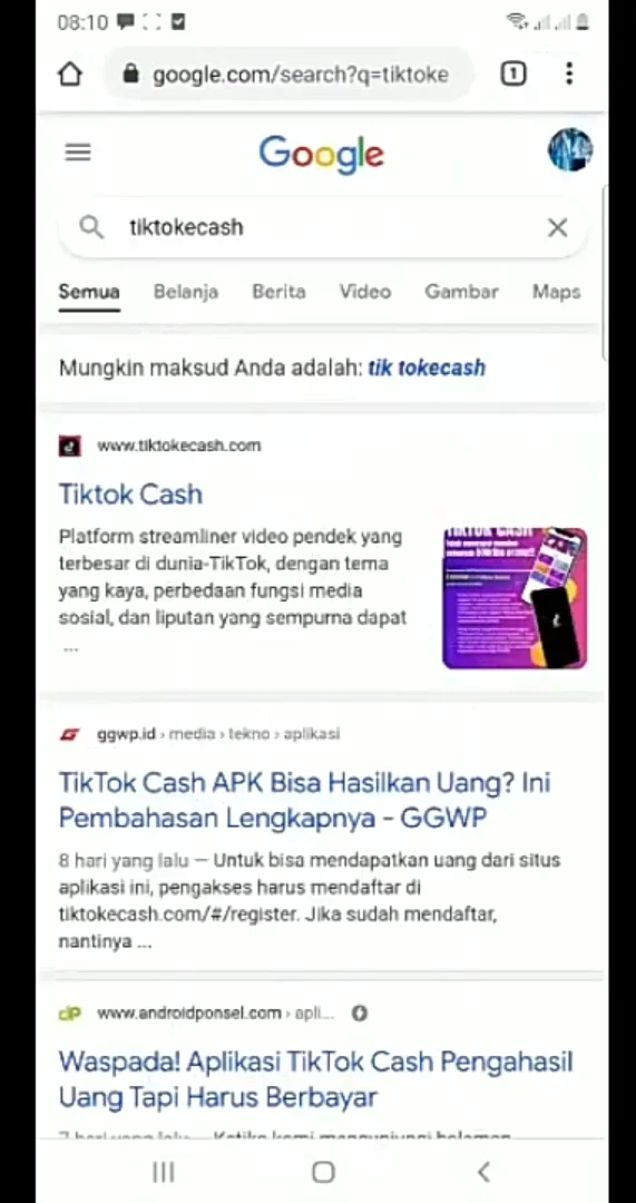 memilih website