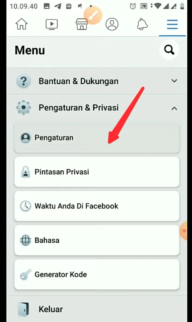 pintasan privasi