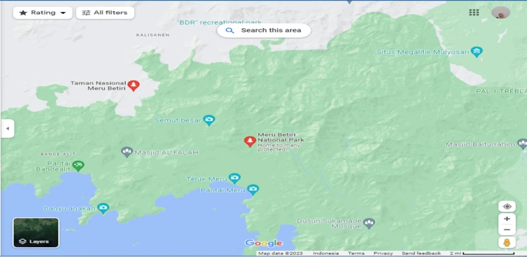 Rute Menuju Taman Nasional Meru Betiri