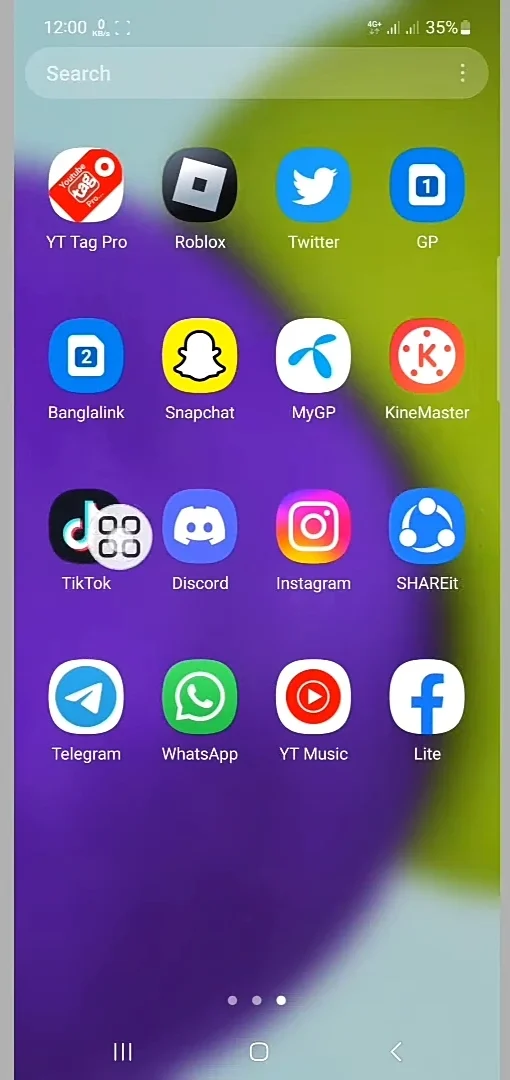 buka aplikasi Tiktok