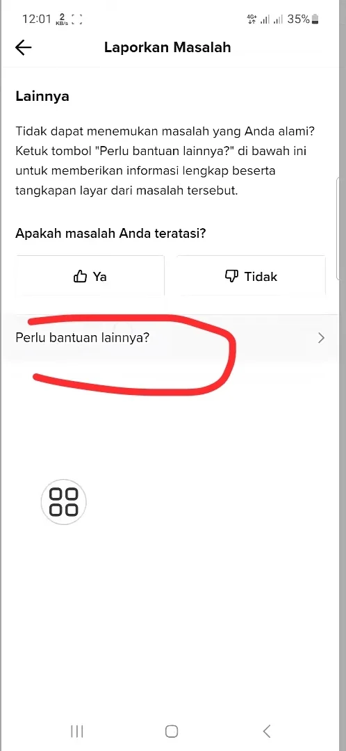 perlu bantuan lainnya