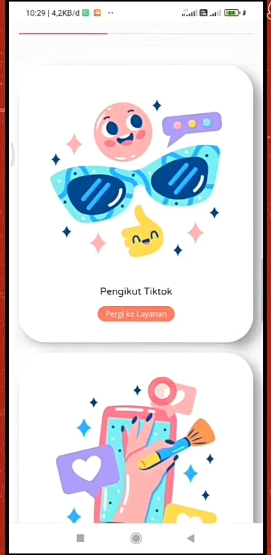 menu alat tiktok