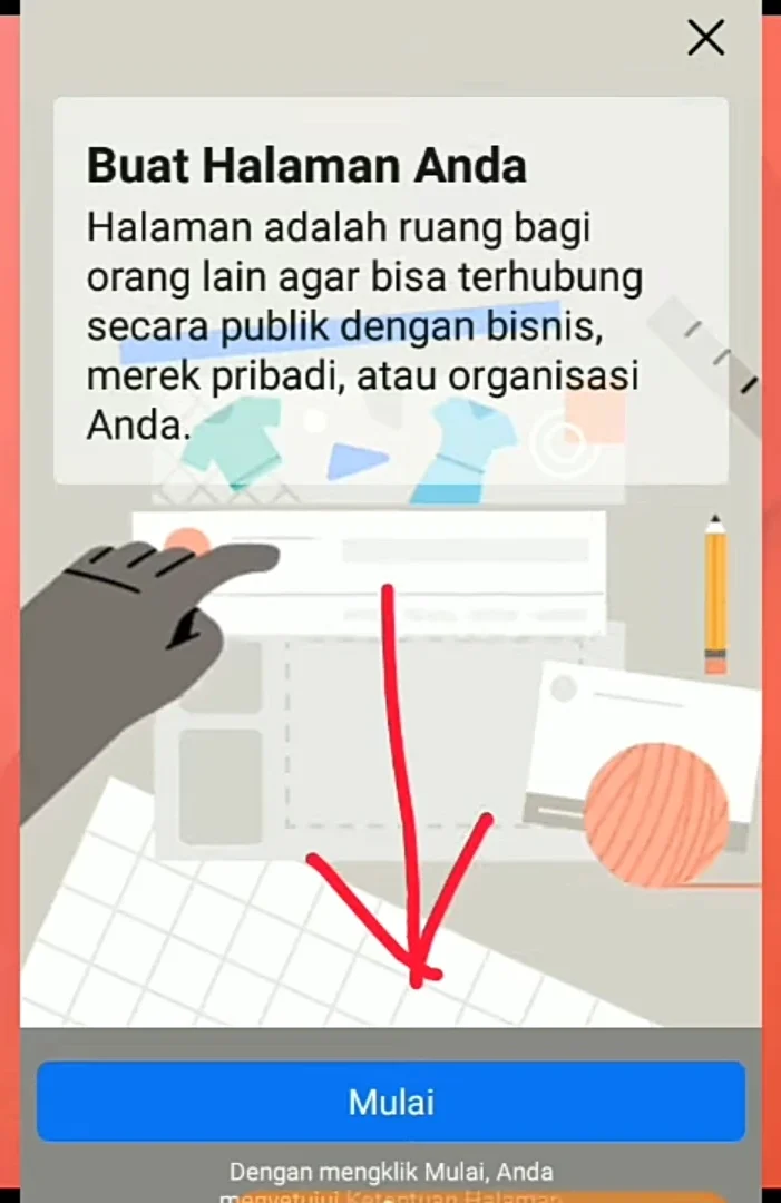 klik opsi mulai