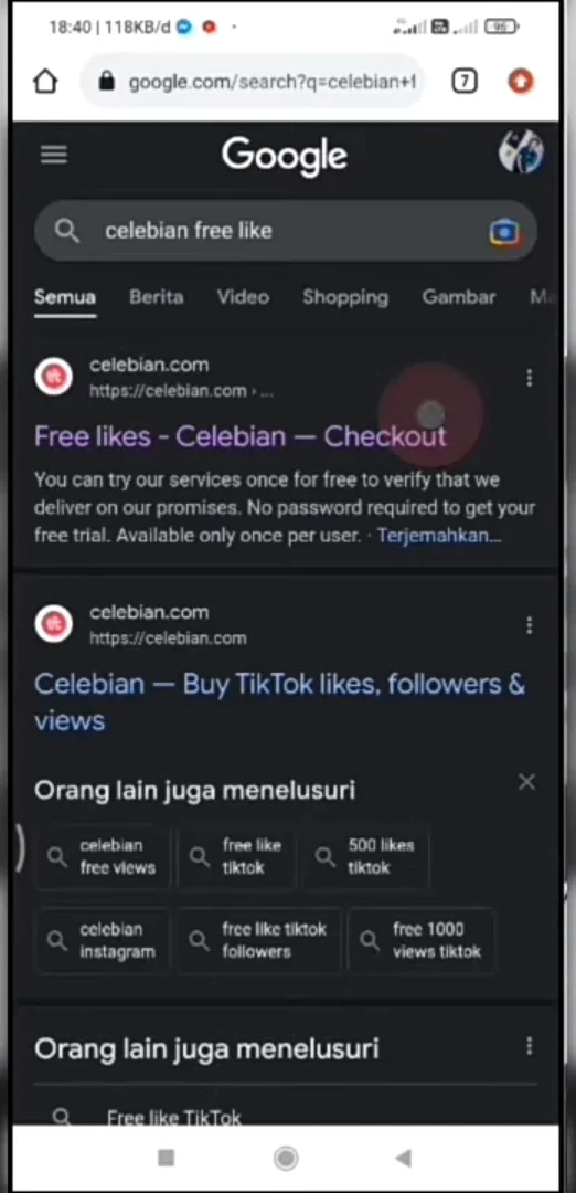 situs celebian paling atas