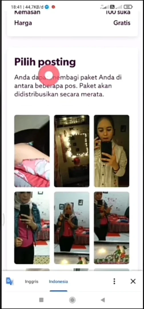 saja salah satu video