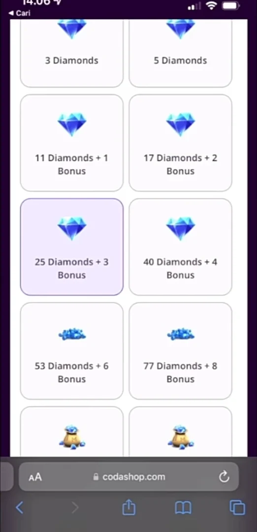 25 Diamond