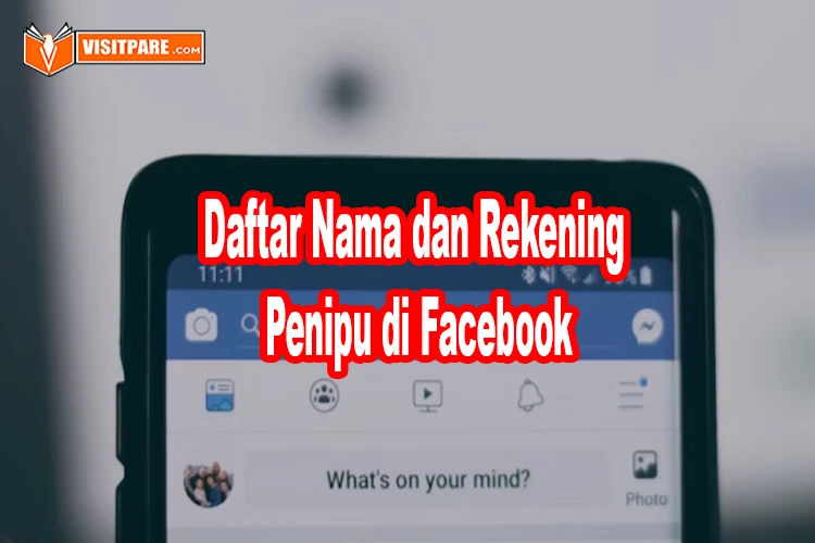 daftar nama dan rekening penipu di Facebook