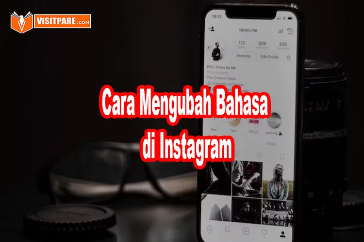 cara mengubah bahasa di instagram