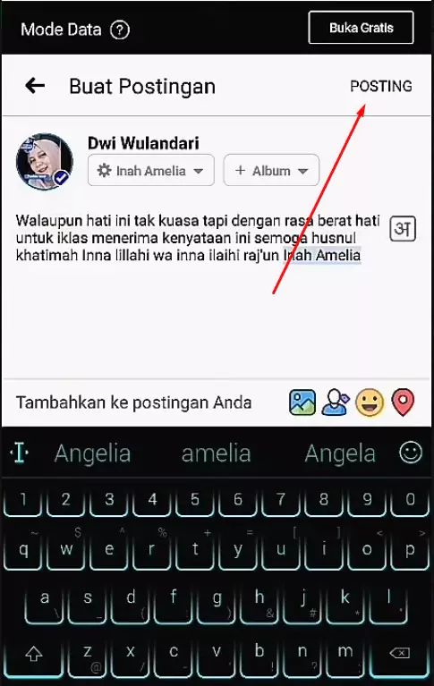 Cara Mengenang Akun Facebook