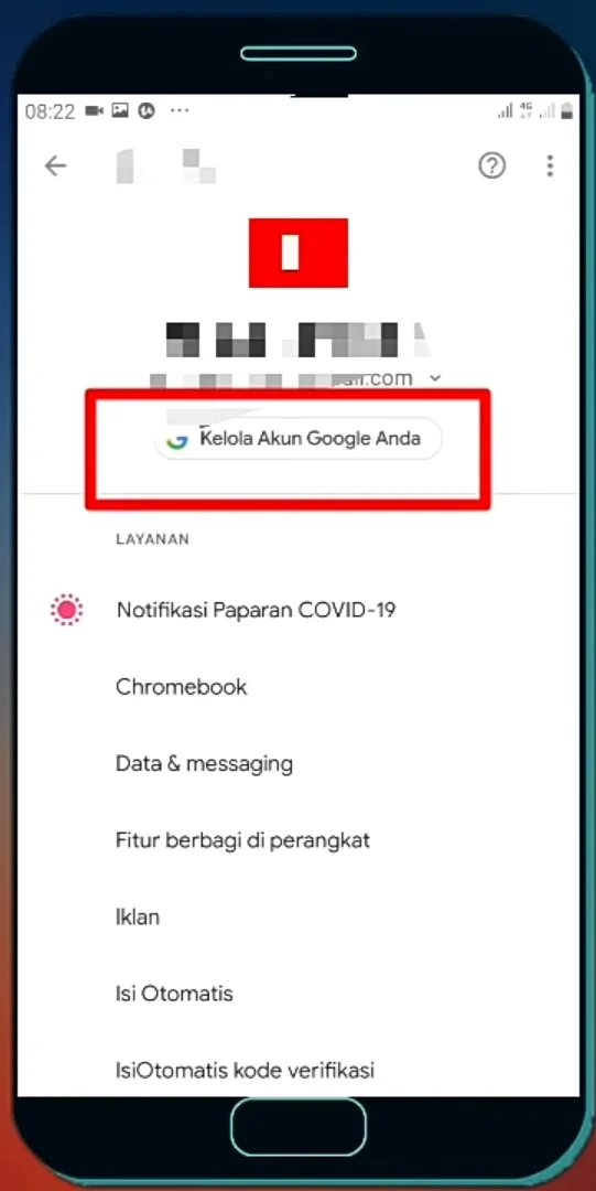 kelola akun Google Anda