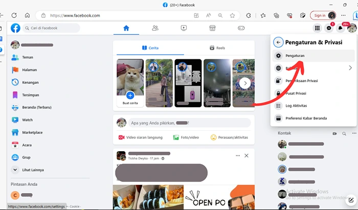 Membuka Blokir Facebook Lewat PC