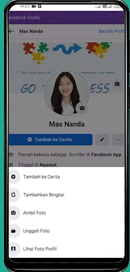 muncul banyak menu