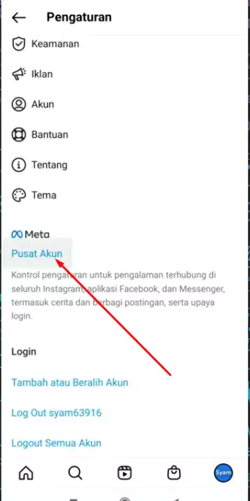 Cara Memutuskan Hubungan Instagram dengan Facebook Lewat HP