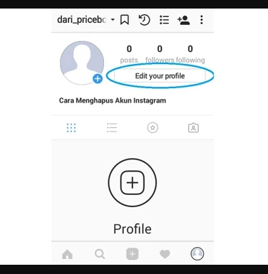 edit your profile