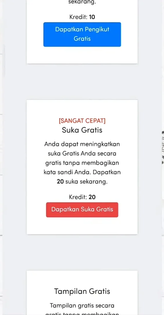 mendapati banyak opsi