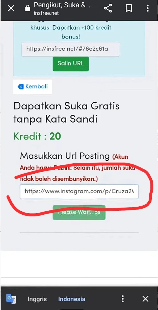 link postingan IG