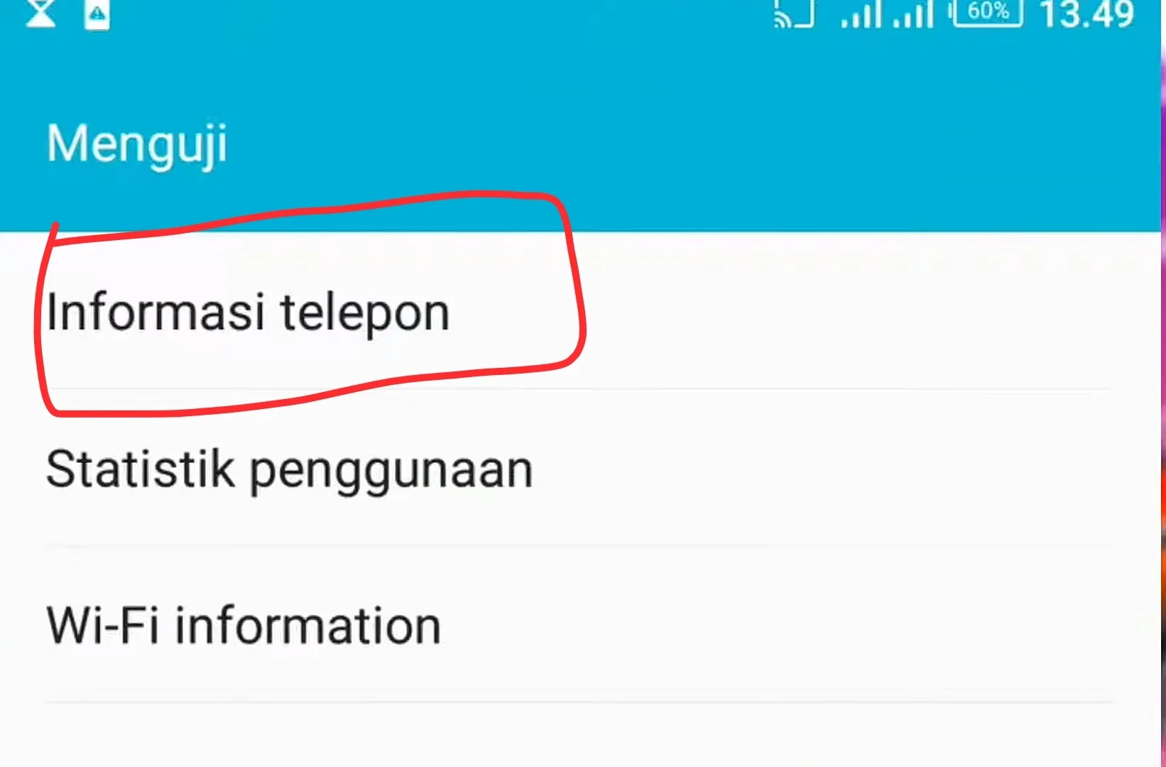 informasi telepon