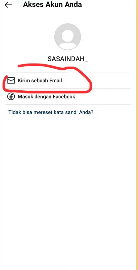 kirim sebuah email