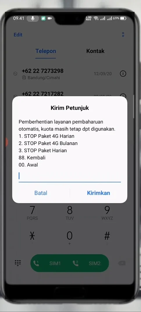 pilihan stop langganan