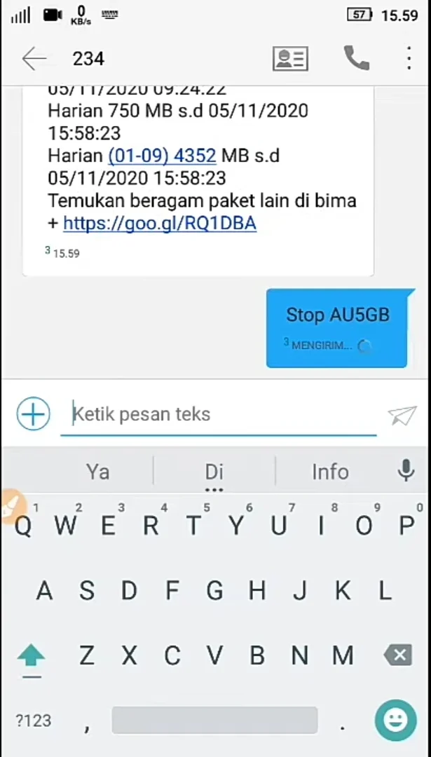 kirim pesannya