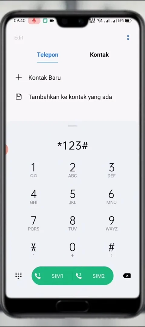 kode USSD *123#