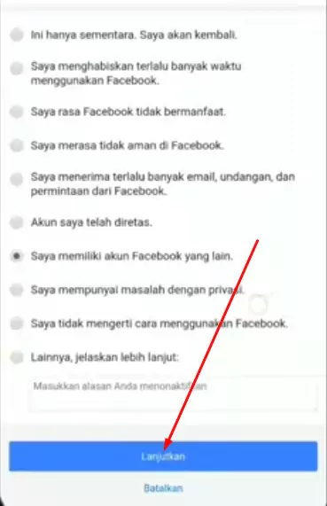 Cara Menonaktifkan Facebook