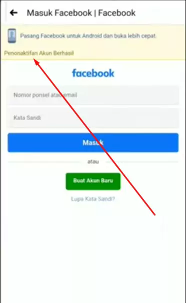 Cara Menonaktifkan Facebook