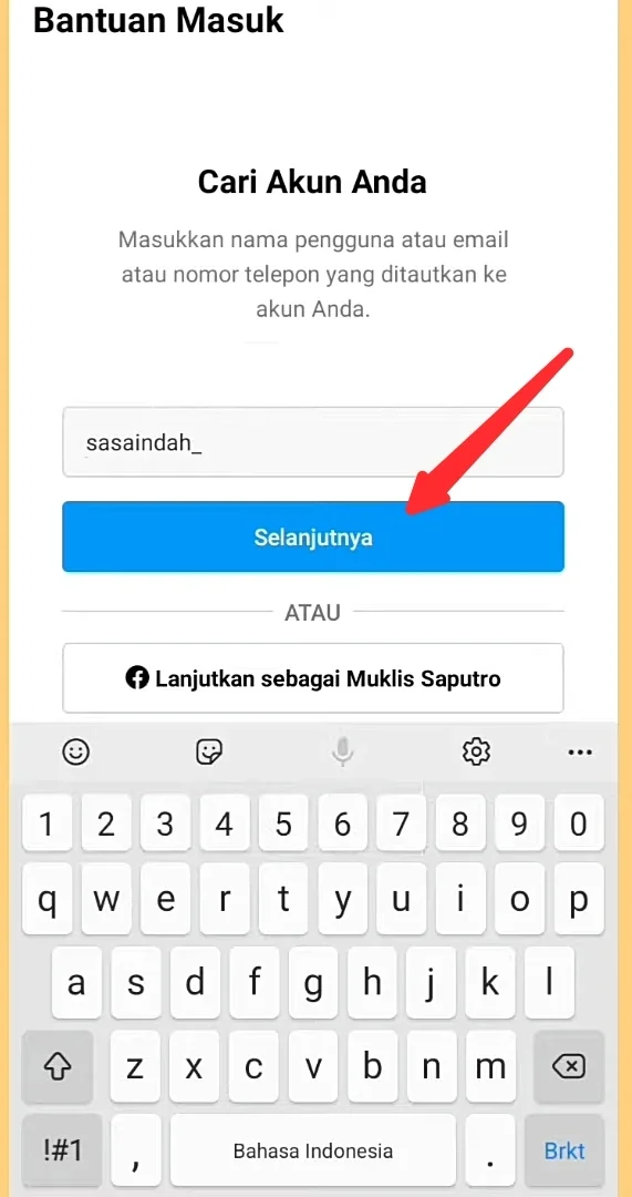 opsi selanjutnya