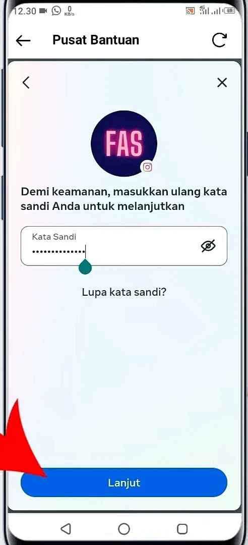 klik lanjut