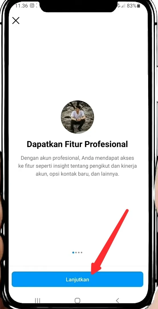 opsi lanjutkan