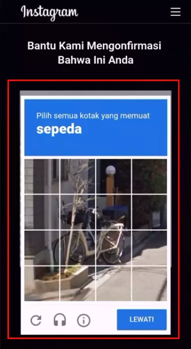 Akun Instagram Ditangguhkan