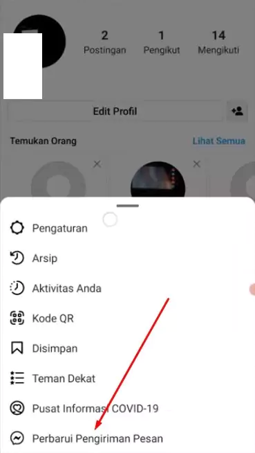 Cara Membalas Pesan di Instagram