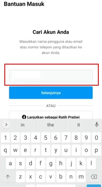 Cara Akun Instagram yang Hilang