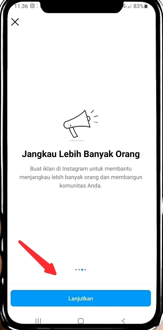 Pilih lanjutkan