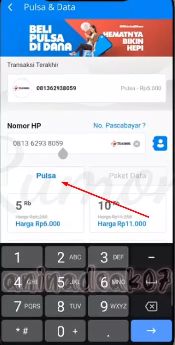 Top Up Pulsa Telkomsel