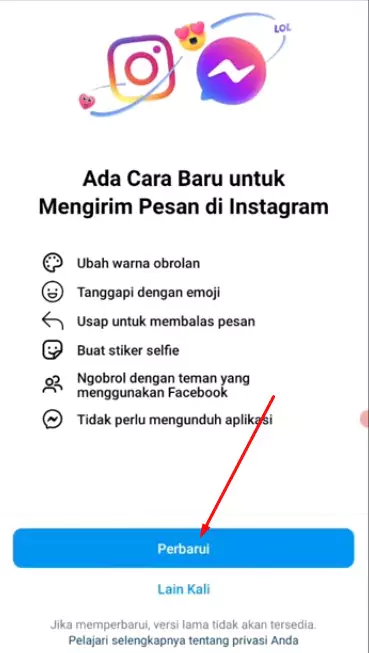 Cara Membalas Pesan di Instagram