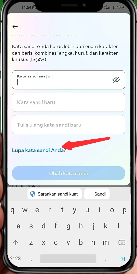 lupa kata sandi Anda?