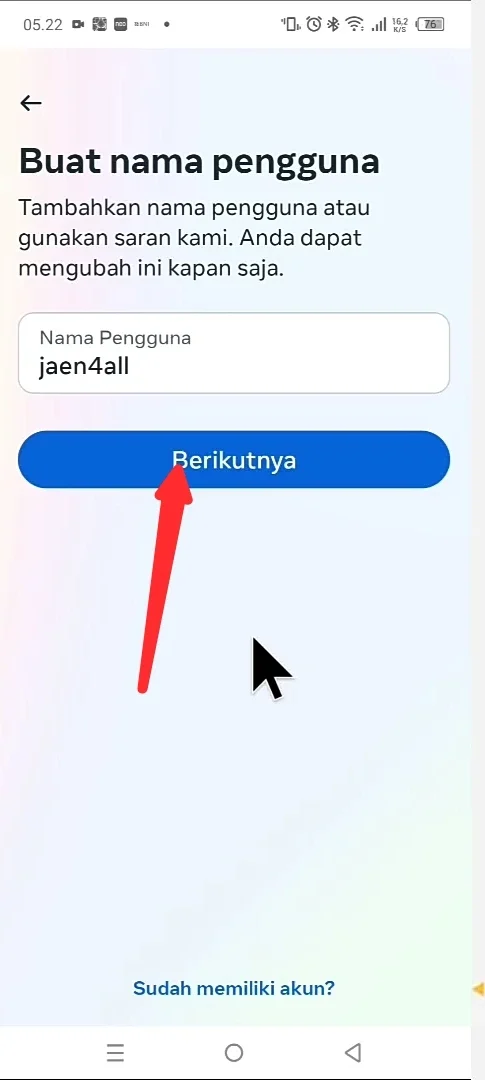 nama pengguna IG