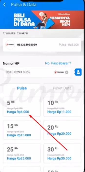 Top Up Pulsa Telkomsel