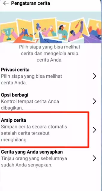 Cara Melihat Arsip Cerita di Facebook