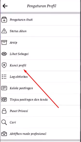 Cara Mengunci Profil Facebook