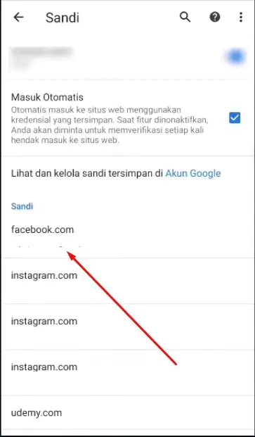 Cara Menghapus Email Facebook yang Tersimpan di Google Chrome