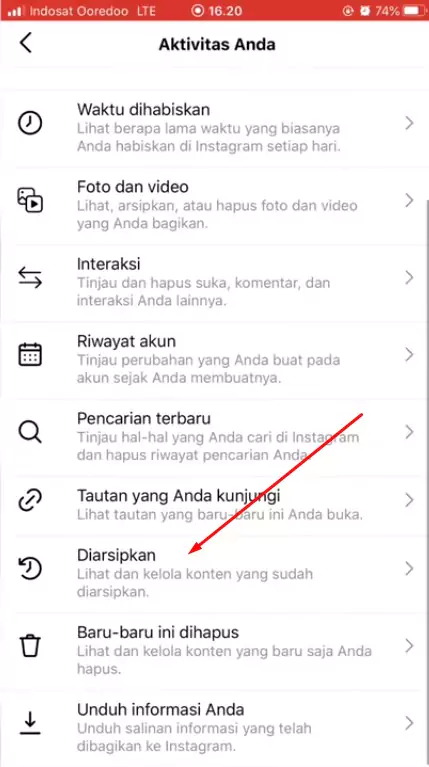 Cara Melihat Arsip Cerita di Instagram