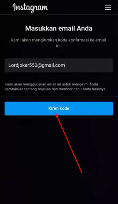 Akun Instagram Ditangguhkan