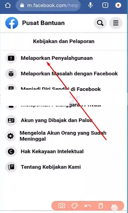 Laporkan Masalah Login Facebook