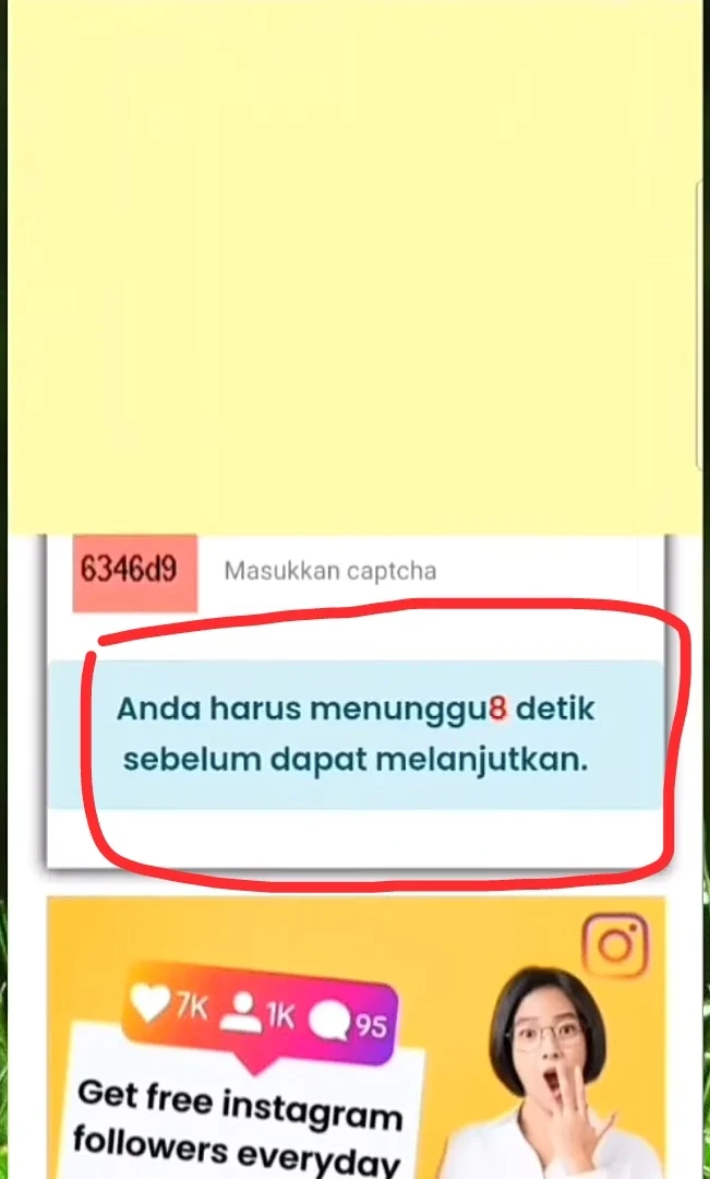 beberapa detik