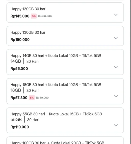 Cara Beli Paket Tri Pakai Pulsa