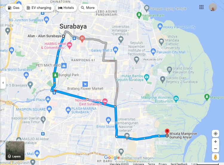 Rute Tempat Wisata