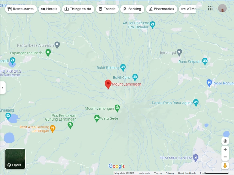 Rute Menuju Gunung Lemongan